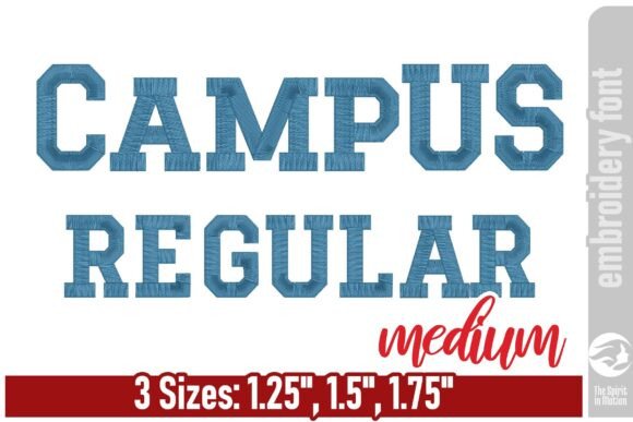 Campus Regular Embroidery Font Review
