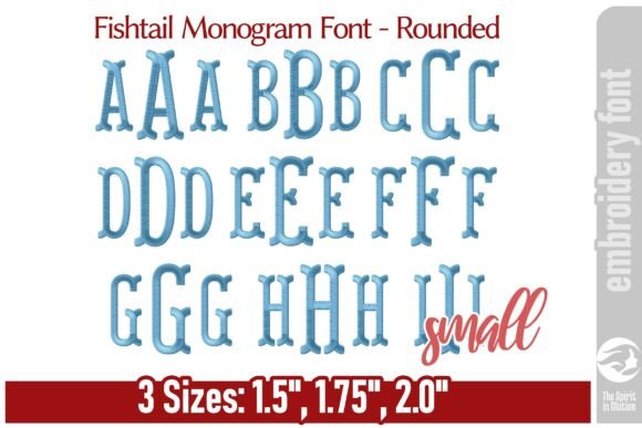 Fishtail Monogram Font: A Craft Fair Review