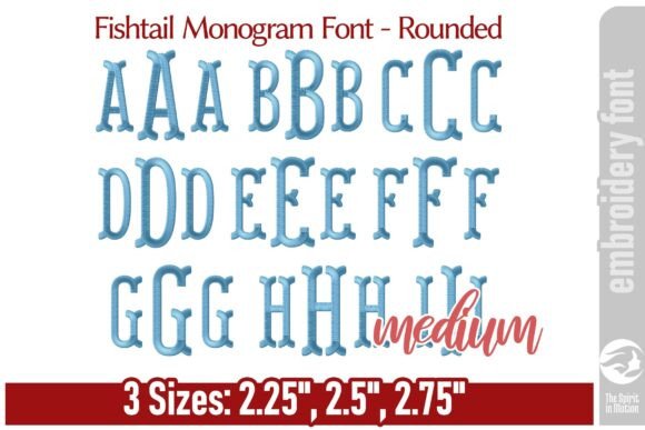 Fishtail Monogram Font Review: Holiday Elegance