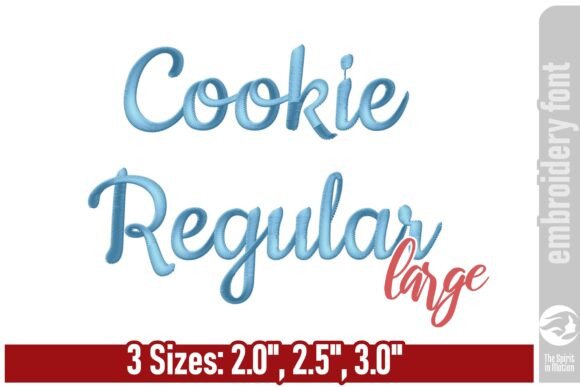 Review: Cookie Regular Embroidery Font - Large
