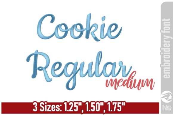 Review: Cookie Regular Embroidery Font - Medium
