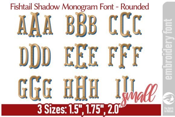 Review: Fishtail Shadow Monogram Font - RS for Merch