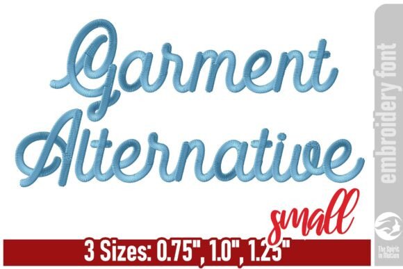 Review: Garment Alternative Embroidery Font - S