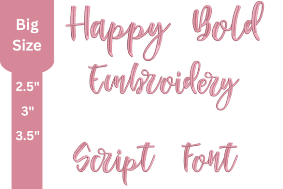 Review: Happy Bold Embroidery Script Font