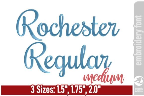 Rochester Embroidery Font Review: A Vintage Script for Modern Makers